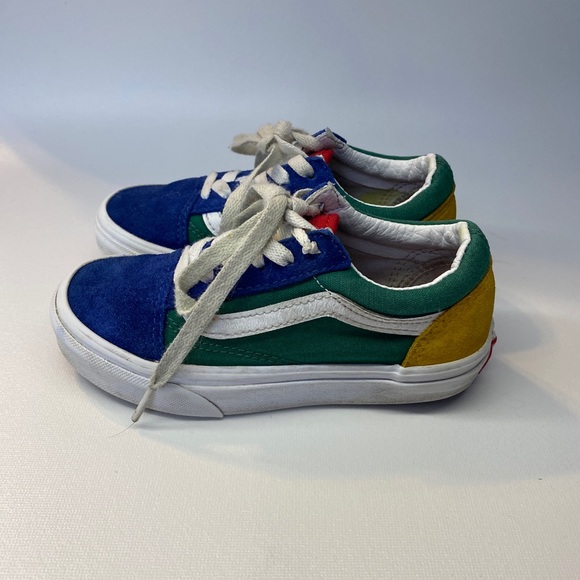 Vans | Shoes | Vans Old Skool Yacht Club Skate Shoe Us Kids 2 Multicolor  50714 | Poshmark